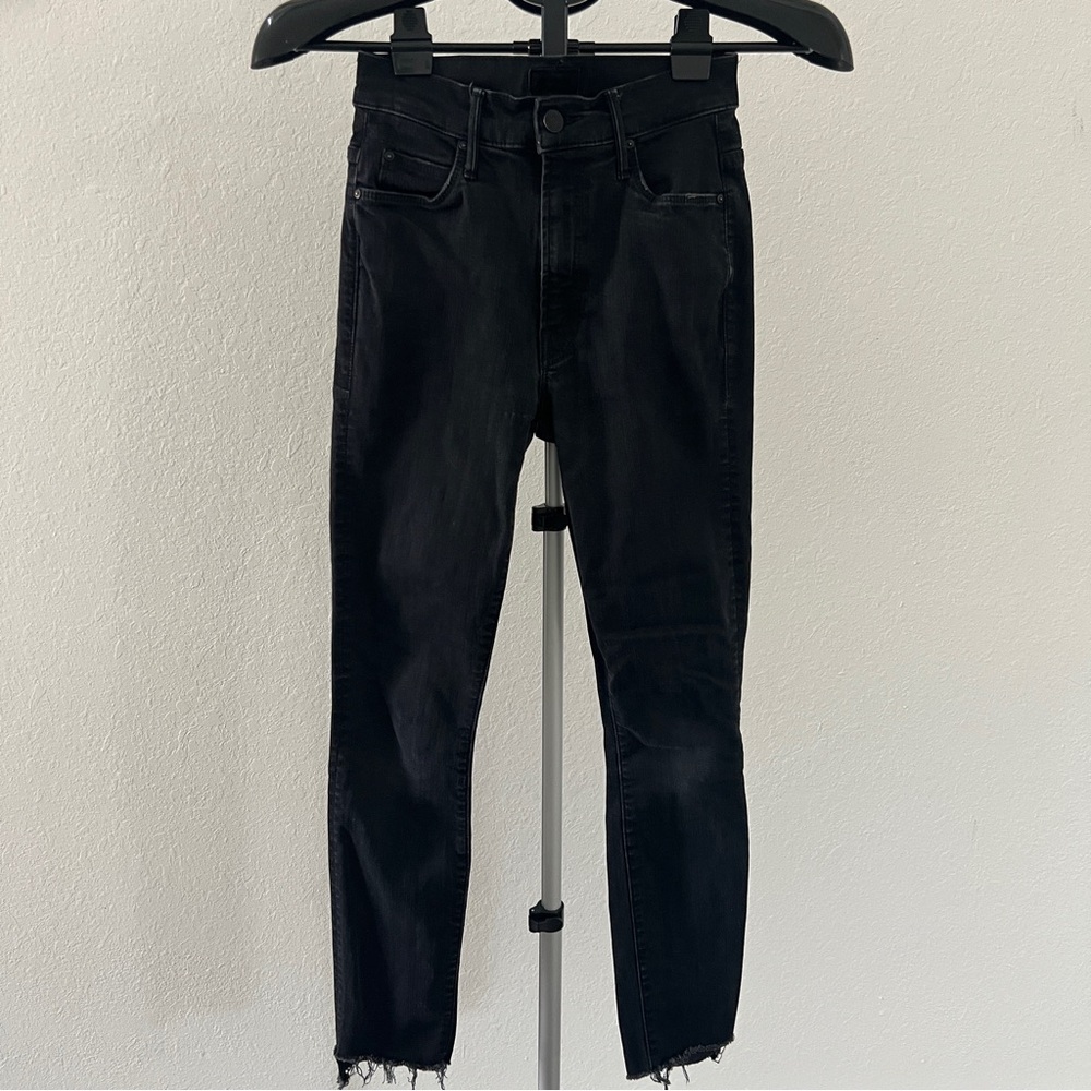 MOTHER | Stunner Zip Ankle Step Fray | Size 24